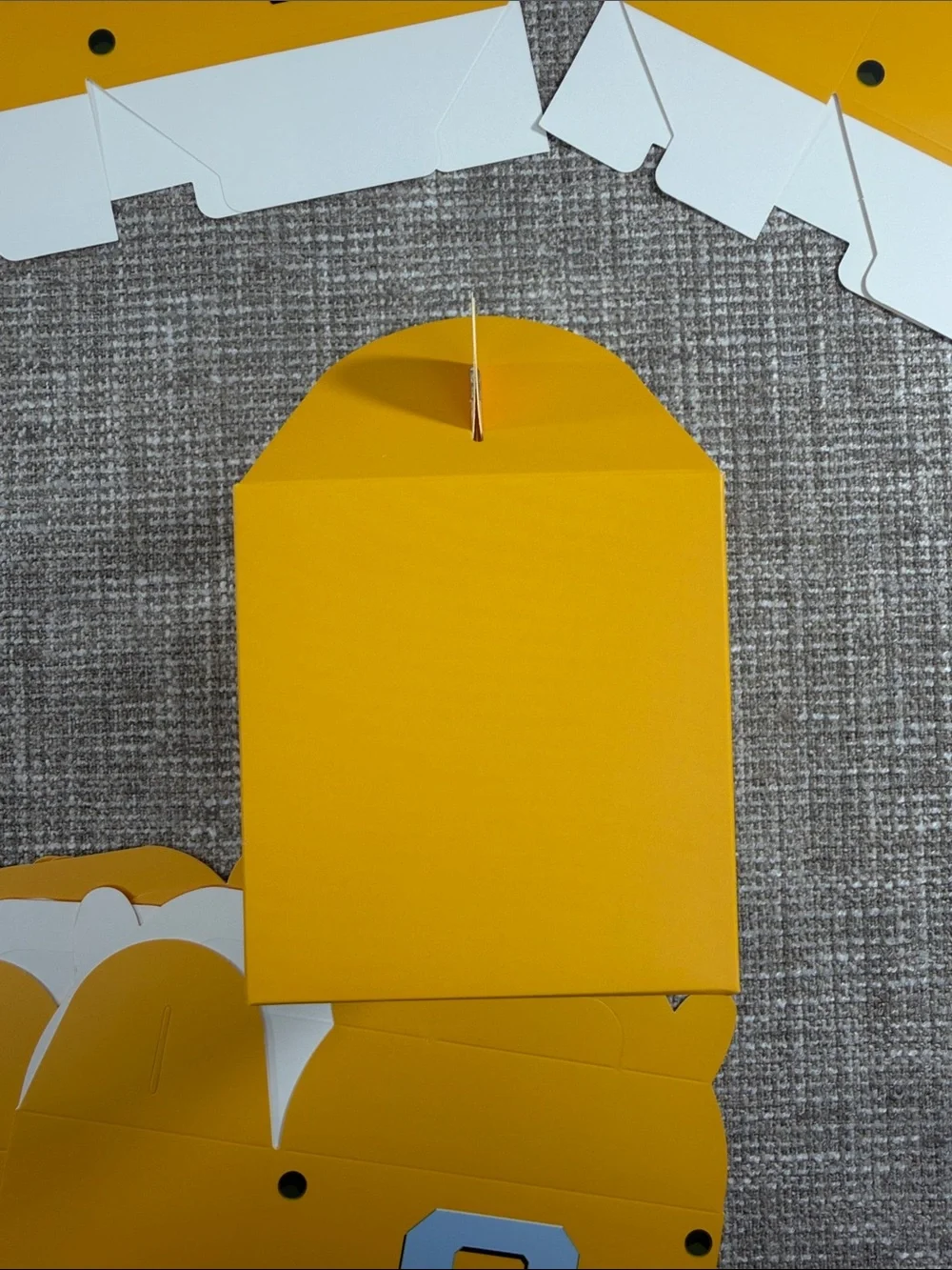Yellow Question Mark Favor Boxes - Set of Precut Foldable Boxes 30ct super Mario